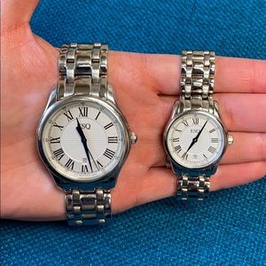 Movado ESQ Stainless Steel Watches (His & Hers)